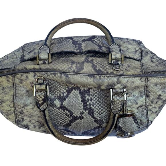 Michael Kors Snakeskin Handbag Shoulder Bag. - Picture 9 of 12